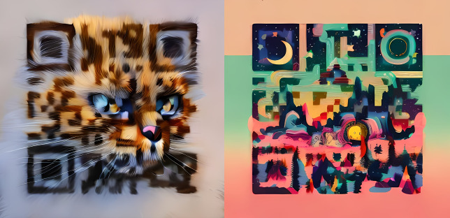 AI QR code