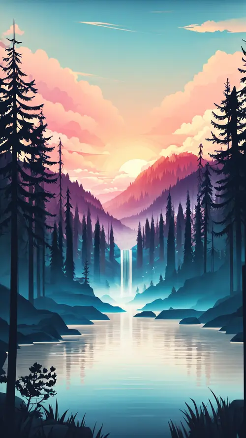 Minimalist Landscape Style model preview