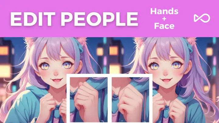 Edit People: Fix Hands and Face